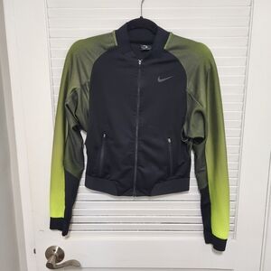 Nike Black and Green Jacket